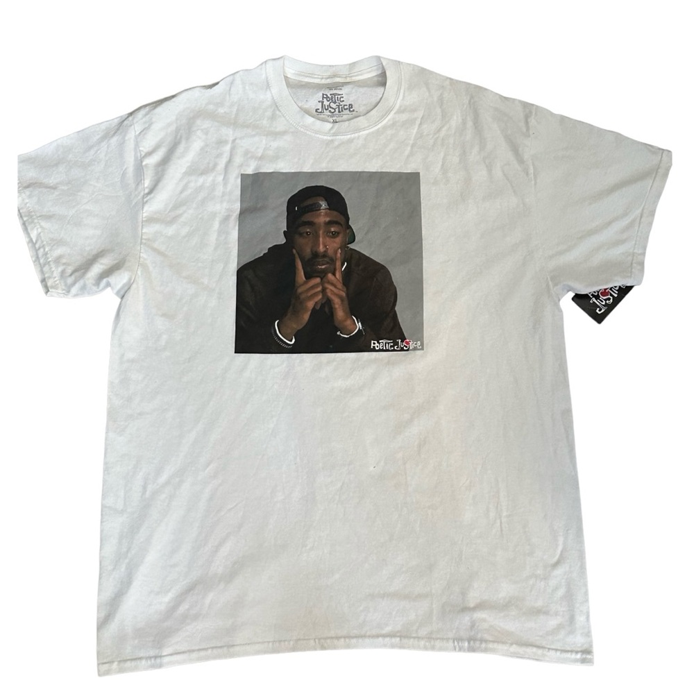 Tupac Poetic Justice T-shirt Tee Size XL NWT